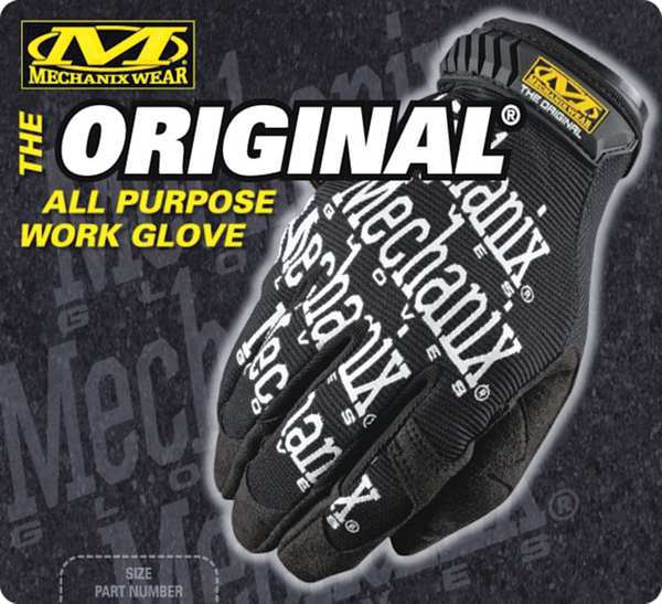 Mechanix Wear MG-05-011 Spandex and Rubber Mechanics Gloves with Hook and  Loop Cuff, Original Full Finger Synthetic Leather, X-Large, Black: Work  Gloves: : Tools & Home Improvement