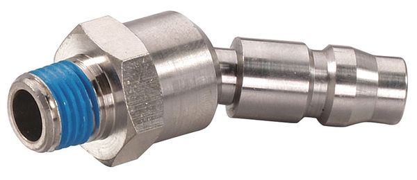 Speedaire Coupler Plug, (M)NPT, 1/4,304 SS 30E590