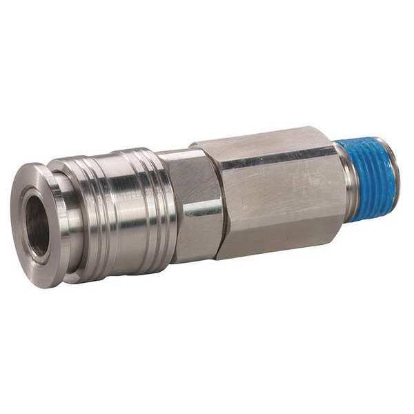 Speedaire Coupler Body, (M)NPT, 1/4,304 SS 30E542