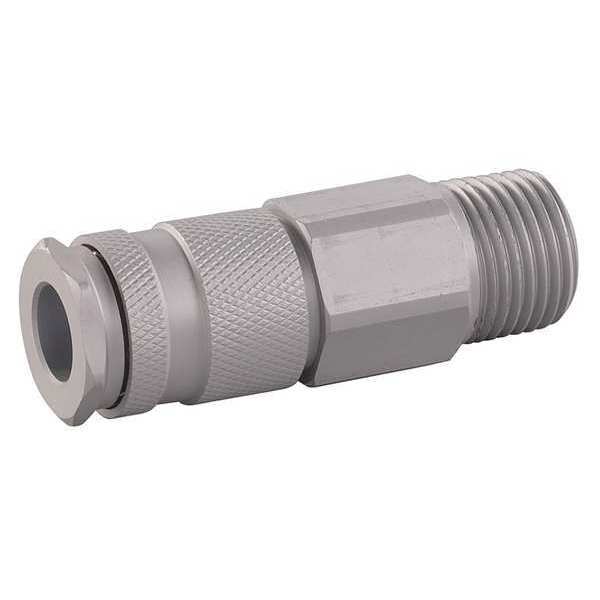 Speedaire Coupler Body, (M)NPT, 1/4, Aluminum 30E612