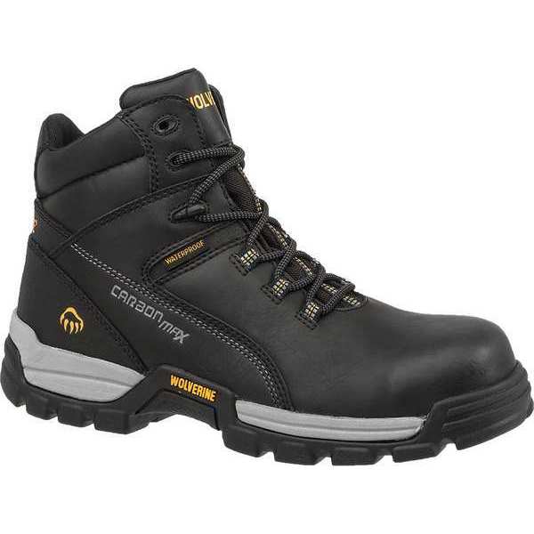 Wolverine Work Boots, Composite, Blk, Mn, 10-1/2M, PR W10304