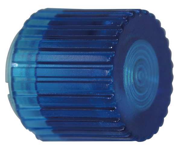 Dayton Push Button Cap, Illuminated, 30mm, Blue 30G471