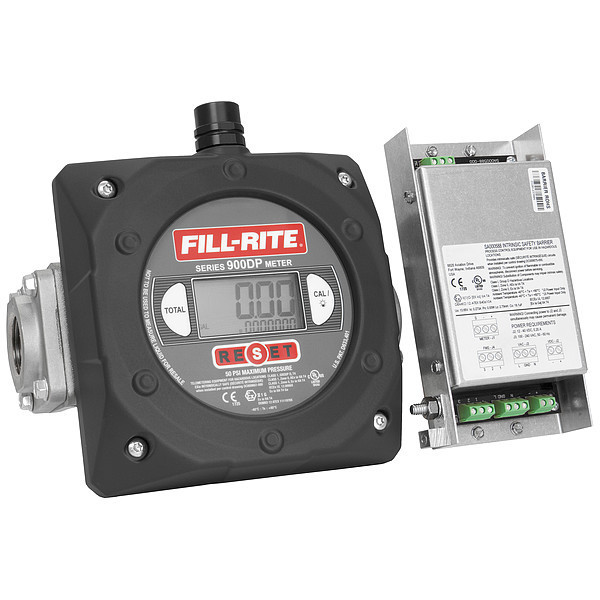 Fill-Rite Meter, Digital, 1-1/2 BSPT, 23-151 LPM 900CD1.5BSPT