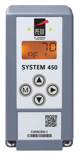 Johnson Controls Control Module, -50 Degrees to 360 Degrees F, 24VAC C450CRN-1C