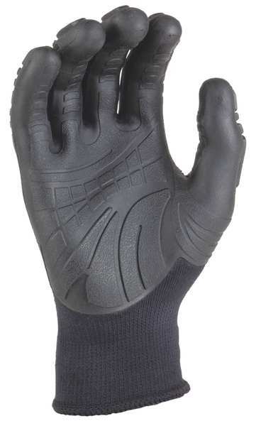 Carhartt Coated Gloves, Black, Seamless Knit A612