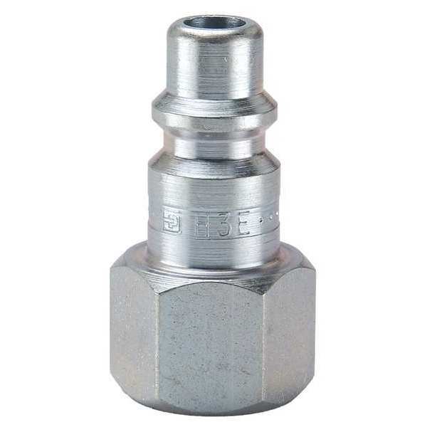 Parker Coupler Plug, Steel, FNPT, 1/2 In. Pipe H3E-F