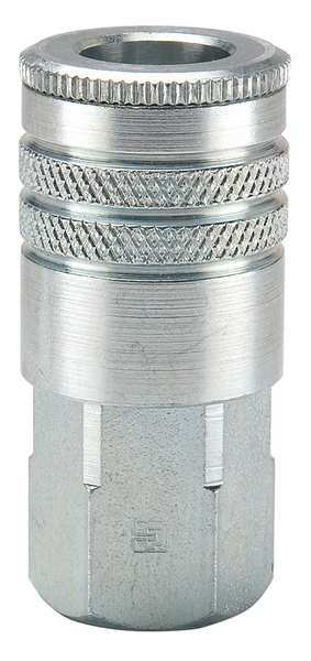 Parker Coupler Body, Steel, FNPT, 1/4 In. Pipe 25C