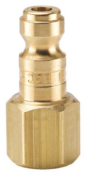 Parker Coupler Plug, Brass, FNPT, 1/4 In. Pipe B3C