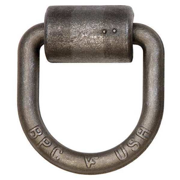 Buyers Products D-Ring, 1/2 in Ring Dia., 11,781 lb Capacity GVW, 4,080 lb Working Load Limit B38WPKGD