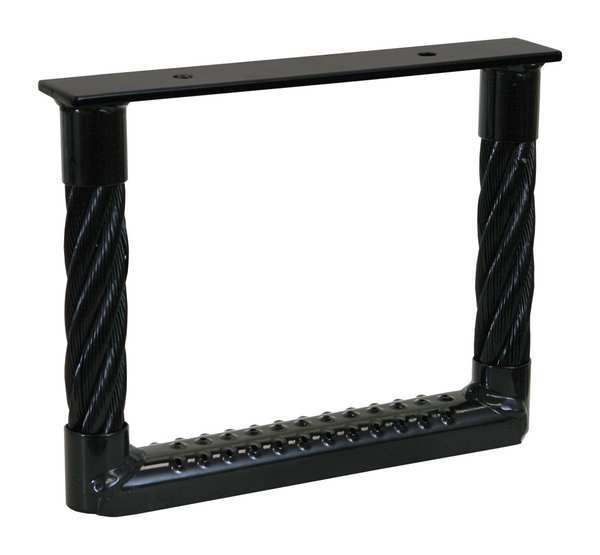 Buyers Products Black Powder Coated Cable Type Truck Step - 9 x 12 x 1.38 Inch Deep 5230912