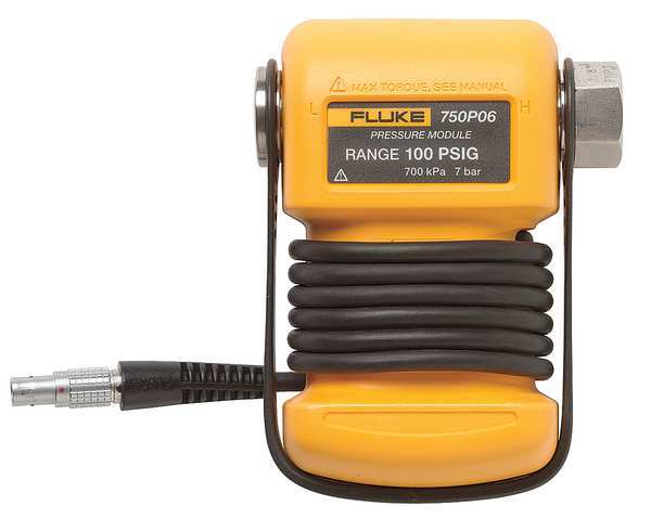 Fluke Pressure Module, High Pressure, 0 to 3000 psi (0 to 20 MPa), For Use With Fluke Calibrators FLUKE-750P29