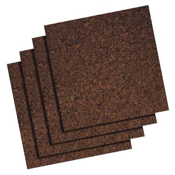 Quartet Bulletin Board Tiles, Dark, PK4 101