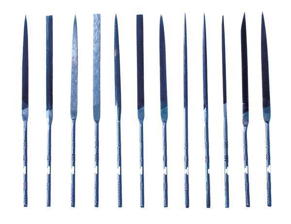 Westward Needle File Set, Swiss, 12 pcs. 30PA65