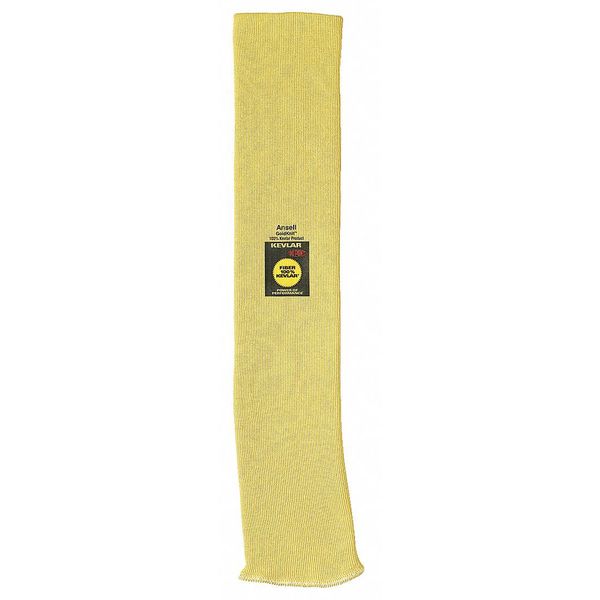 Ansell Cut Resistant Sleeve, 14 in., Yellow 70-118