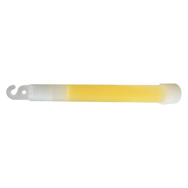 Zoro Select Lightstick, Yellow, 8 hr., 6 in., PK10 30RU42