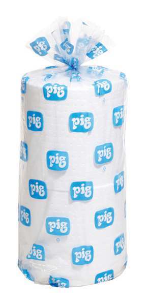 Pig MAT401 Absorbent Roll,Oil-Based Liquids,White