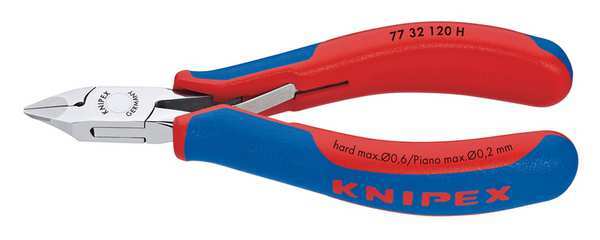 Knipex 4 3/4 in Diagonal Cutting Plier Standard Cut Uninsulated 77 32 120 H