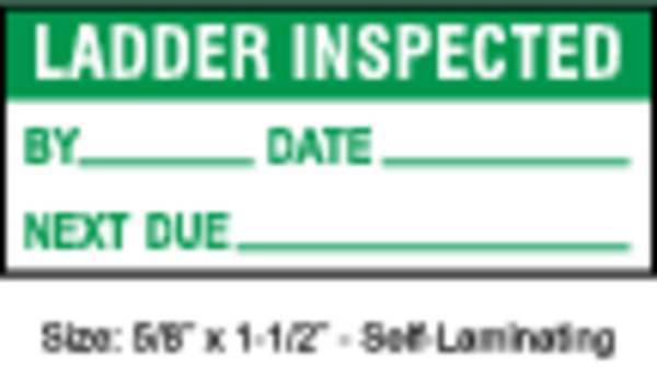 Stranco Inspection Label, ENG, Maintenance, PK350, TCSL2-22131 TCSL2-22131