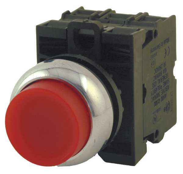 Eaton Illuminated Push Button, 22mm, Red M22M-DLH-R-K11-R