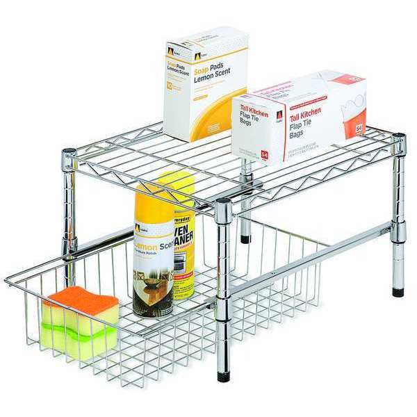 Honey-Can-Do Cabinet Organizer, 11-3/4inLx17-1/2inW SHF-03525