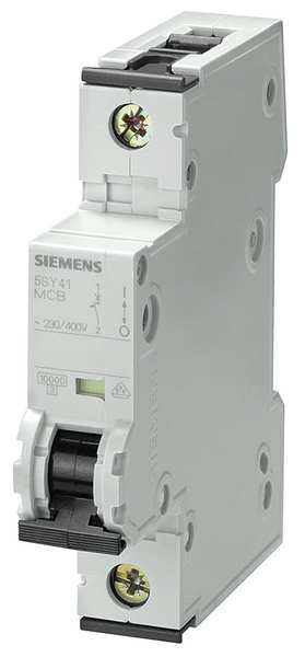 Siemens Circuit Breaker, 5SY4 Series 3A, 1 Pole, 230/400V AC, C Curve 5SY41037