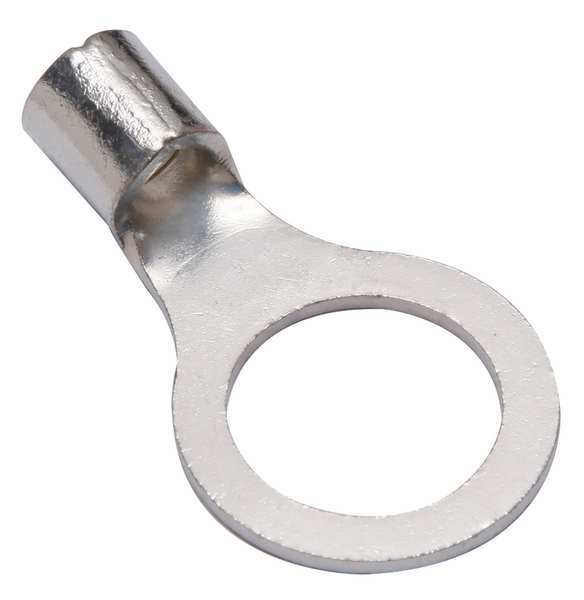 Burndy One Hole Lug Compress Conct, 4 AWG, PK5 YAD4CM20E34