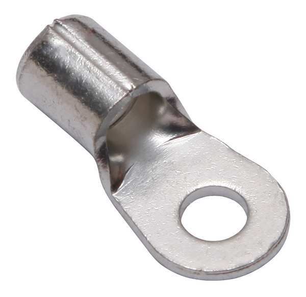 Burndy One Hole Lug Compress Conct, 8 AWG, PK10 YAD8CM4E8