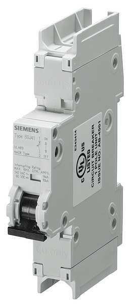 Siemens Miniature Circuit Breaker, 5SJ4 Series 45A, 1 Pole, 240V AC, C Curve 5SJ41457HG41