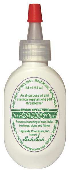 Highside Chemicals Wicking Grade Threadlocker, HIGHSIDE Broad Spectrum, Green, Medium Strength, Paste, 0.5 oz Bottle HS13001