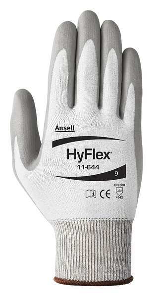 Ansell Cut Resistant Coated Gloves, A2 Cut Level, Polyurethane, 2XS, 1 PR 11-644