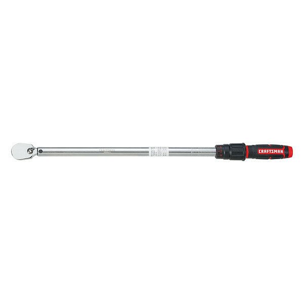 Craftsman Micrometer Torque Wrench, 1/2" Drive CMMT99434