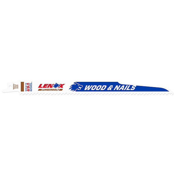 Lenox Reciprocating Saw Blades, 9 in L, Steel 20587S956R