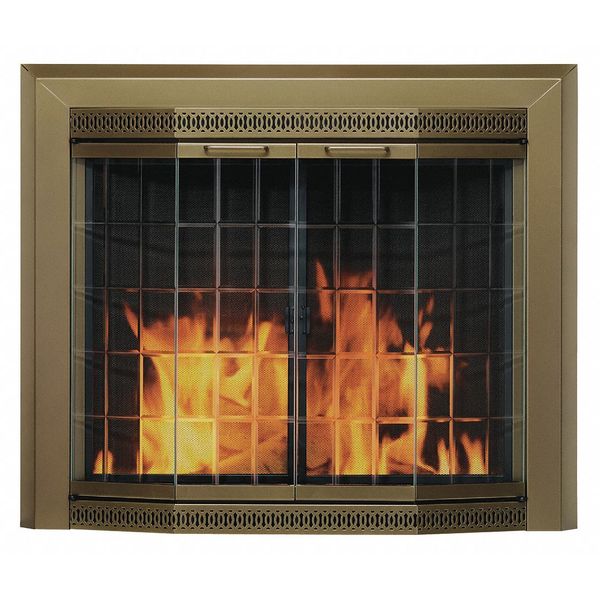 Pleasant Hearth Grandior Bay Firescreen, Oil Rubbed Brz, L GR-7202