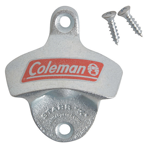 Coleman Cooler Bottle Opener, PK12, Material: Cast Iron, Zinc Plated 3000004523