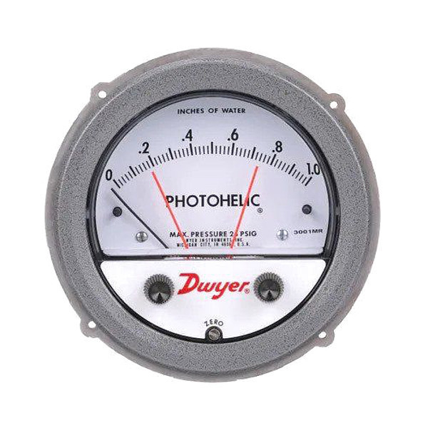 Dwyer Instruments Pressure Switch/Gage Range 0-10 Wc 20 3010MR