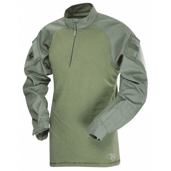 Tru-Spec Tactical Polo, OD Green, M, 34" L 2565