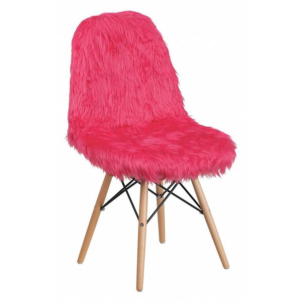 Flash Furniture Dl 1 Gg 71 88 Chair Shaggy Dog Hot Pink Zoro Com