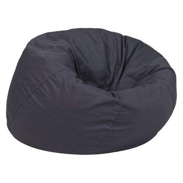 Flash Furniture Bean Bag Chair, 30"L18"H DG-BEAN-SMALL-SOLID-GY-GG