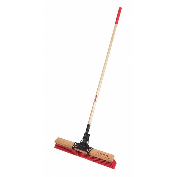 Razor-Back Push Broom, Multi Surface, Assembled, 24" BR24MU16