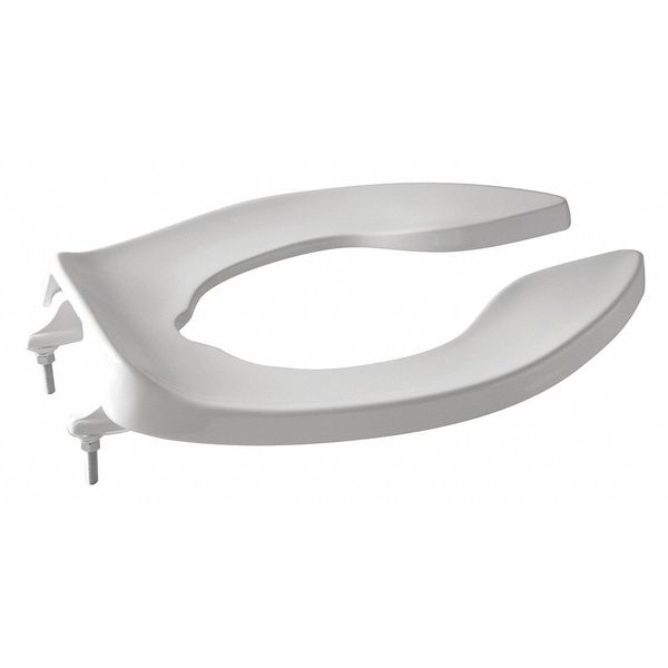 Zurn Toilet Seat, Heavy Duty, Without Cover, Elongated, Premium White Z5956SS-AM