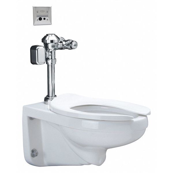 Zurn Toilet, 1.28 gpf, Siphon Jet, Wall Hung Mount, Elongated Z5615.274.00.00.00