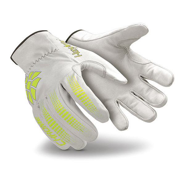 Hexarmor Cut Resistant Gloves, A8 Cut Level, Uncoated, L, 1 PR 4081-L (9)