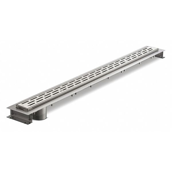 Zurn 2" Pipe Dia. Stainless Steel Shower Drain ZS880-48-EO