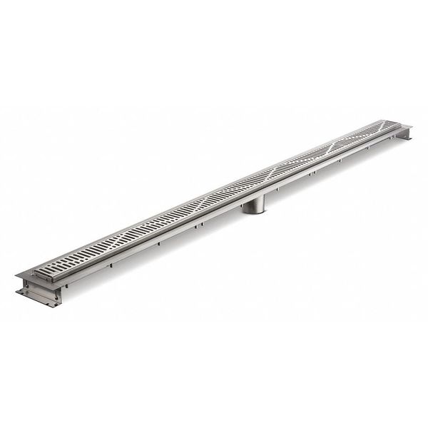 Zurn 2" Pipe Dia. Stainless Steel Shower Drain ZS880-60-WG