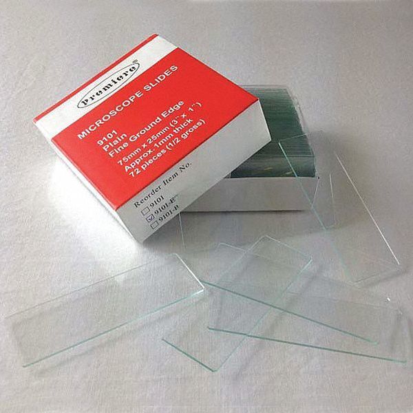 Premiere Microscope Slides, Plain, Enhanced, PK144 9101-E