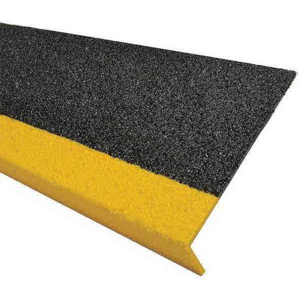 Sure-Foot FRP Cover HD Grit, 9"x48", Yellow/Black 9N12009X004817H