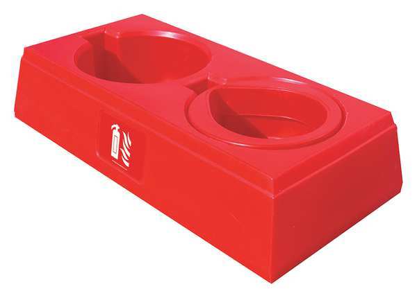 Flamefighter Fire Extinguisher Stand, PE Plastic, For Tank Weight 10 to 20 lb JFP02