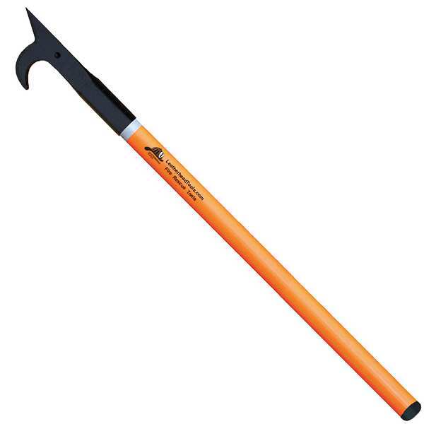 Leatherhead Tools American Hook, 8 ft. Pro-Lite Pole, HiViz Orange PLO-8AH-B