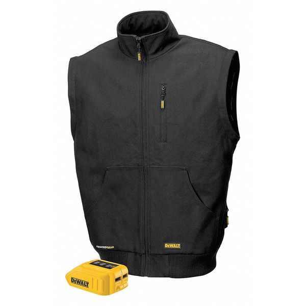 Dewalt 12 V, Heated Vest , Men's , Black , Xl DCHJ065B-XL