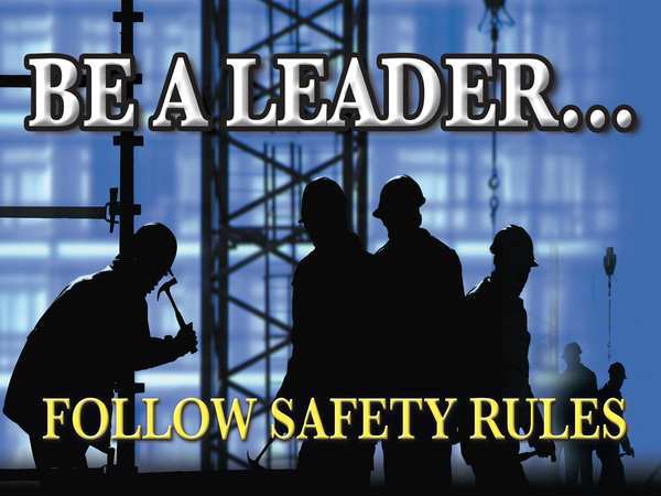 Accuform Poster, Be A Leader, 18 x 24 In. SP124523L